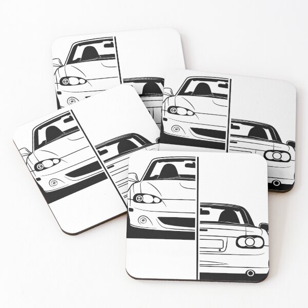 Item preview, Mazda MX5 NBFL Front & Rear Front Shirt Design designed and sold by CarWorld.