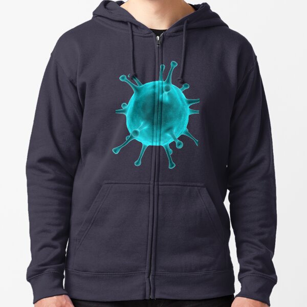 Virus Zipped Hoodie