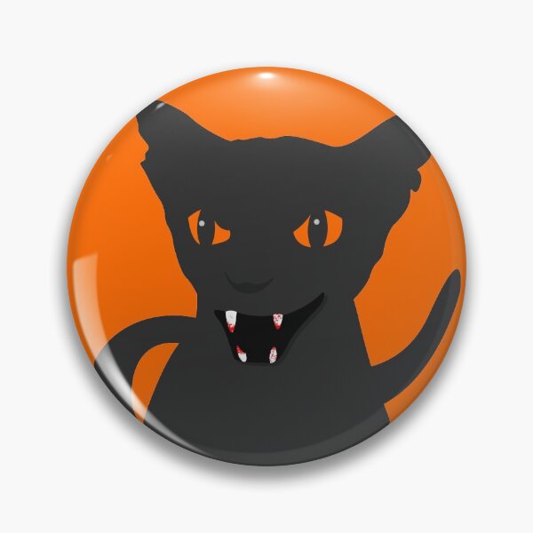 Item preview, Mean and Bloody Halloween Black Cat designed and sold by HectorCantres.
