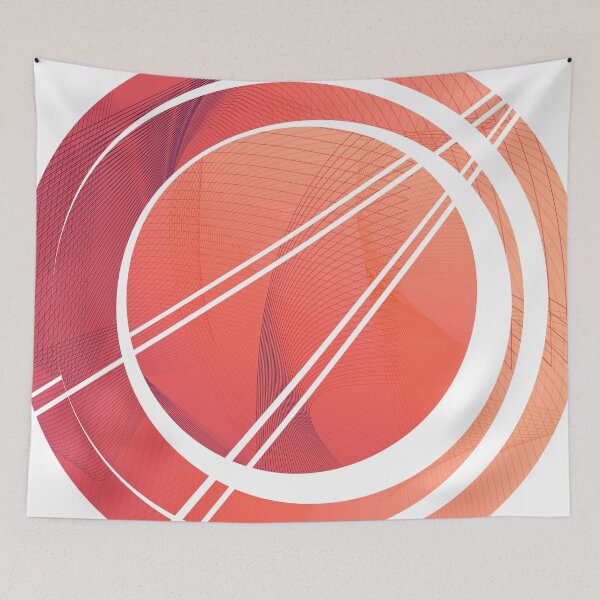 Item preview, Geometric Minimal galaxy planet coral designed and sold by Carolina Salazar.