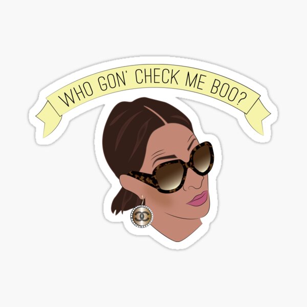 Item preview, Who Gon' Check Me Boo? designed and sold by JustineBenz.
