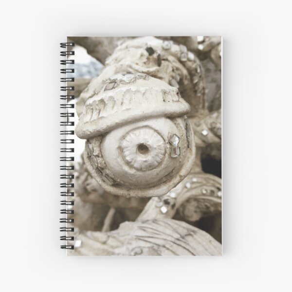 All Seeing Eye from the White Temple Chang Mai Spiral Notebook