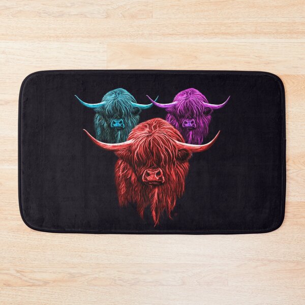 Item preview, Scottish Highland Cow Colourful Herd designed and sold by brodyquixote.