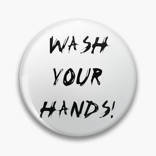 Item preview, Wash Your Hands! (Black) designed and sold by Kadeda.
