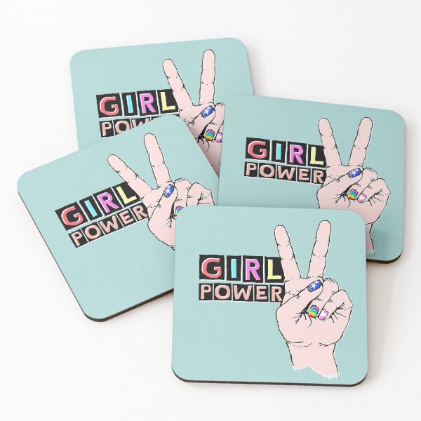 Item preview, GIRL POWER II -pastell rainbow power designed and sold by HeyK.