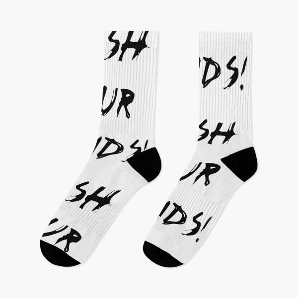Item preview, Wash Your Hands! (Black) designed and sold by Kadeda.