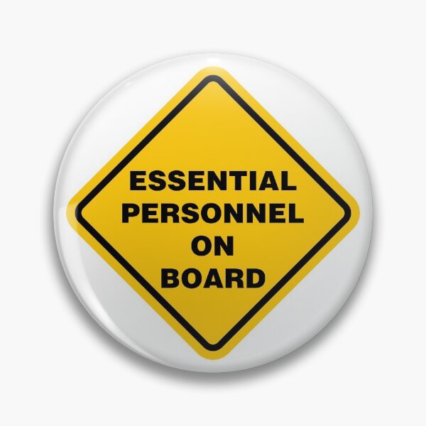 Item preview, Essential Personnel on Board Magnet - Stay at Home - Coronavirus designed and sold by wrapgraphics.