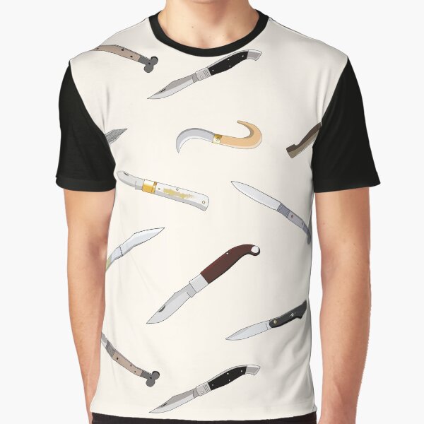 Item preview, Hand drawn vintage Italian knives designed and sold by Familyshmot.