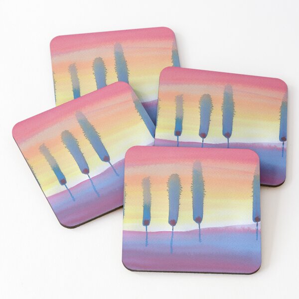 Item preview, cypresses landscape designed and sold by AnnaBaldon.