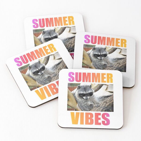 Item preview, Summer Vibes Raccoon designed and sold by LVZoo.
