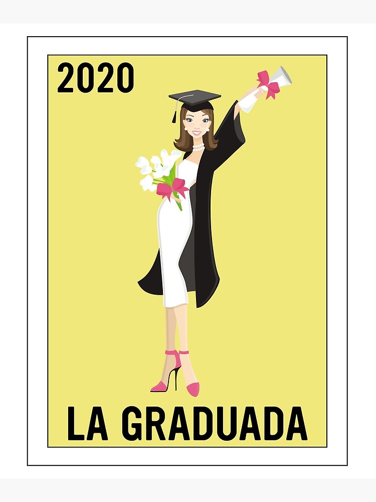 Mexican Loteria La Graduada 2020 Regalo de Graduacion Loteria