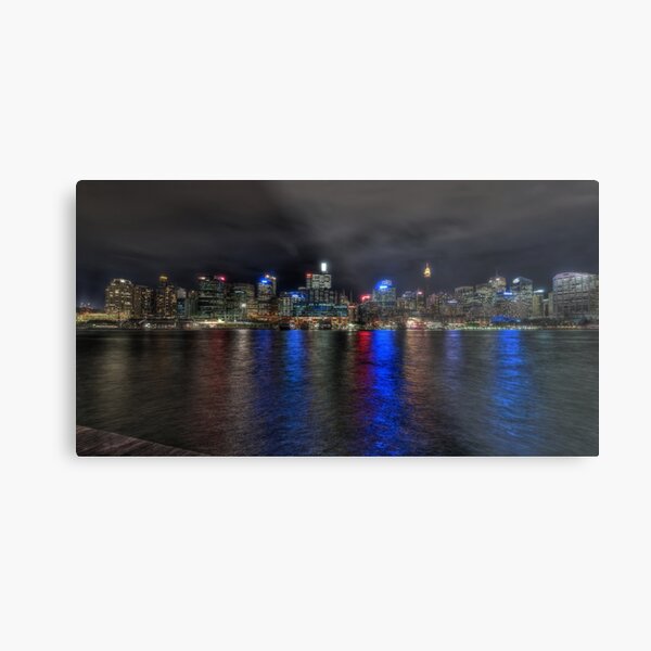 Sydney CBD at night Metal Print