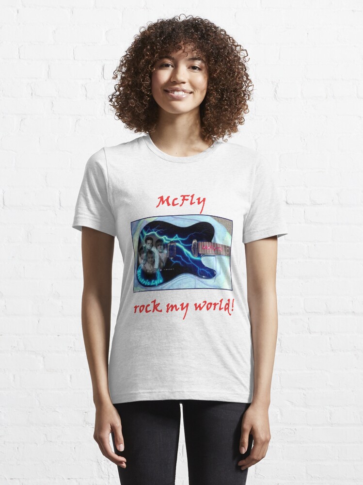 Alternate view of McFly rock my world! Essential T-Shirt