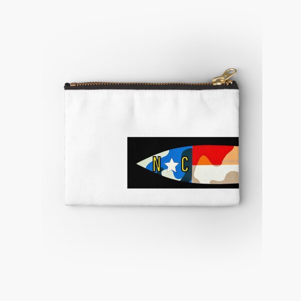 Item preview, Camo NC flag Surfboard  designed and sold by barryknauff.