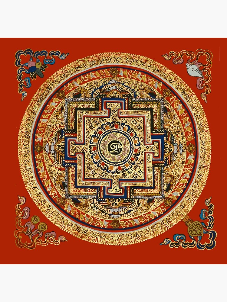 TIBET, Tibetan, Mandala. by TOMSREDBUBBLE