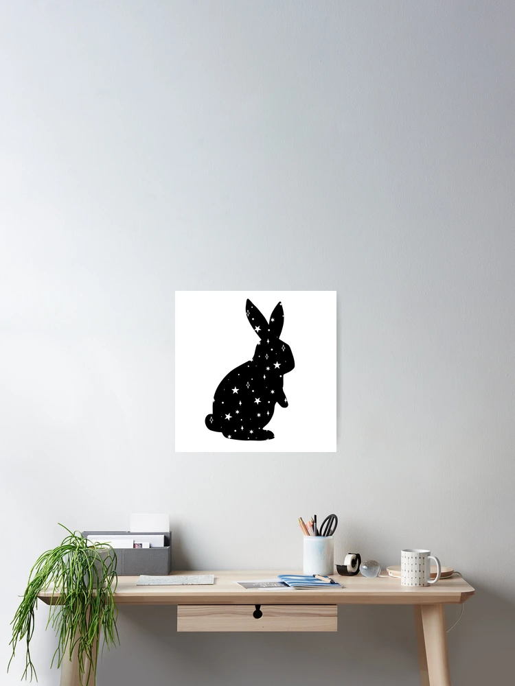 Thumbnail 2 of 3, Poster, Space Rabbit designed and sold by Design Minds Boutique.