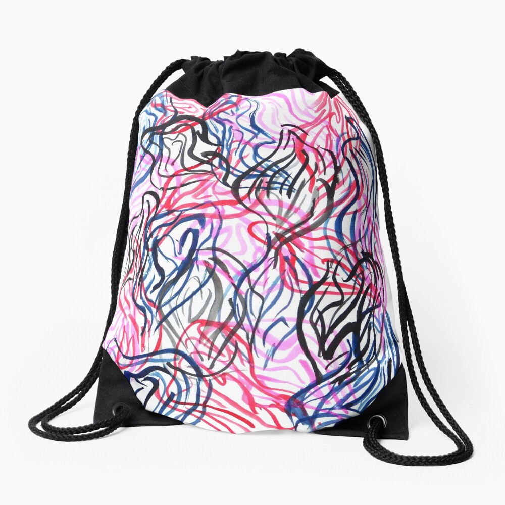 Vibrations Drawstring Bag