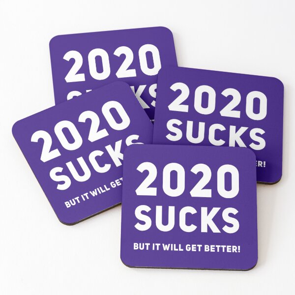 Item preview, 2020 Sucks But It Will Get Better | Positive Quote T-Shirt designed and sold by DesignsbyZazz.