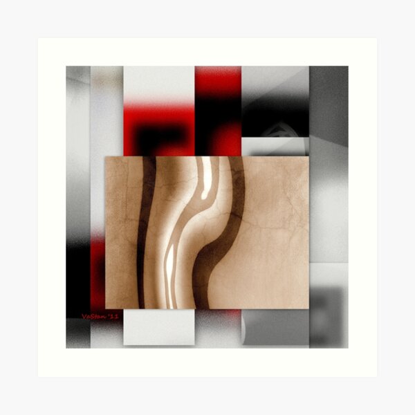 Fluidity of thoughts Art Print