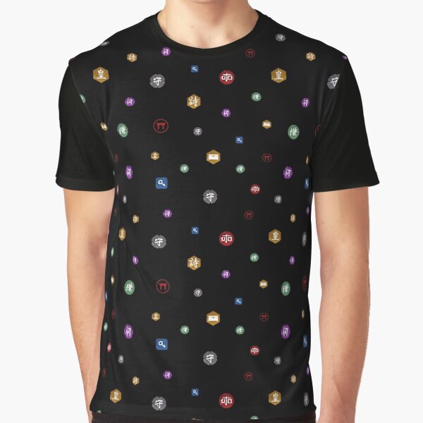 YouAreUto - Icons, Pattern, Kanji Graphic T-Shirt