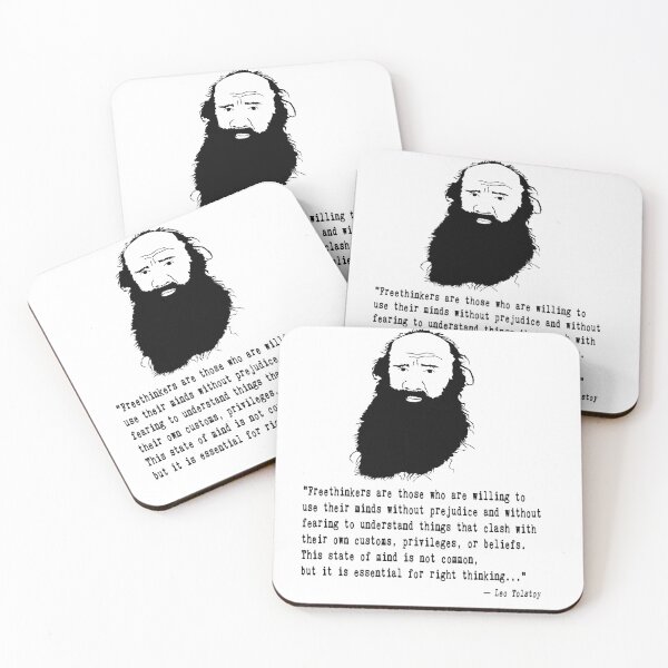Item preview, Leo Tolstoy Quote designed and sold by The Dead  Writers Circle.
