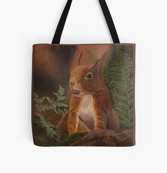 Formby Red Squirrel All Over Print Tote Bag