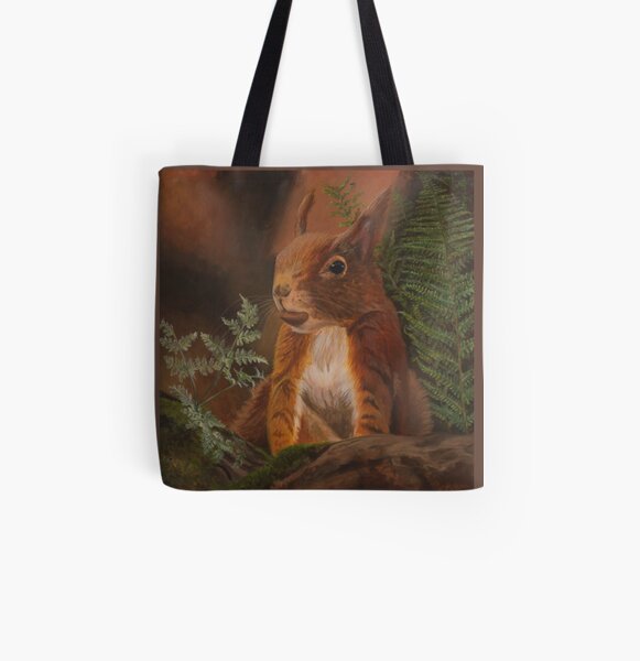 Formby Red Squirrel All Over Print Tote Bag