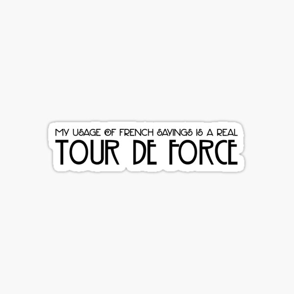 Funny Sayings In French Joie De Vivre Funny French Phrases" Sticker By Jackcurtis1991 | Redbubble