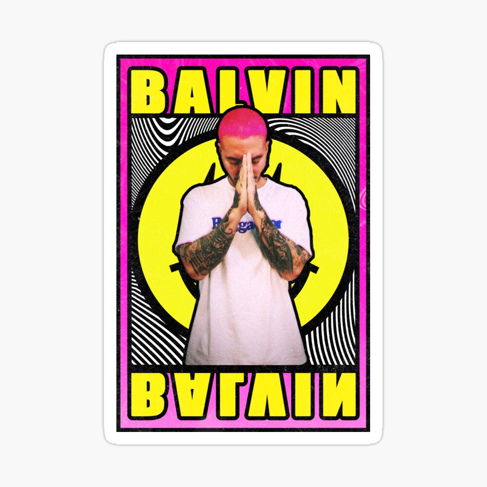 J Balvin logo Magnet by uppsidde