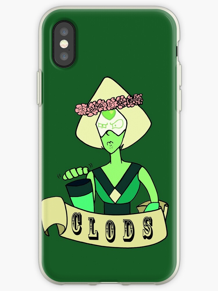 \u0027Steven Universe Peridot Flower Crown Uncensored\u0027 iPhone Case by LizDraws