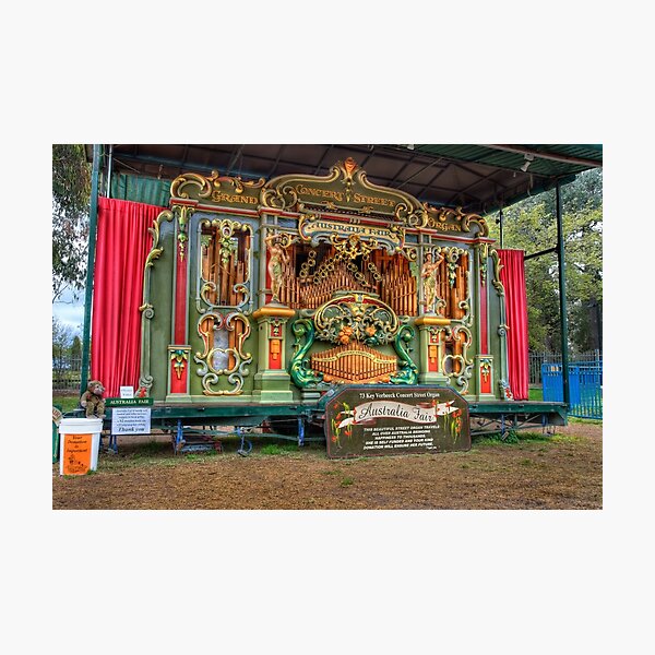 Australia Fair Street Organ Photographic Print