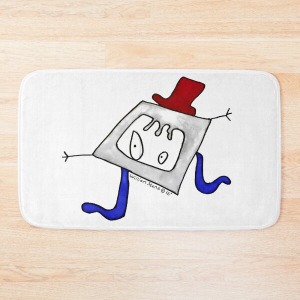 Willis the Hipster and Upcycling Monster Bath Mat