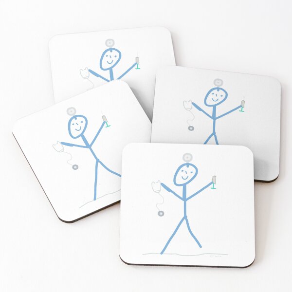 Item preview, Doctor stick figure help health pill doctor medic designed and sold by KlareLinie.
