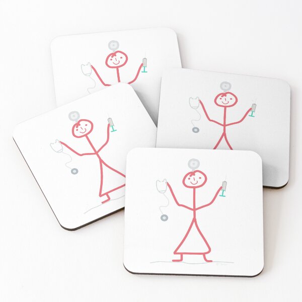 Item preview, Doctor stick figure stick figure doctor doctor help designed and sold by KlareLinie.