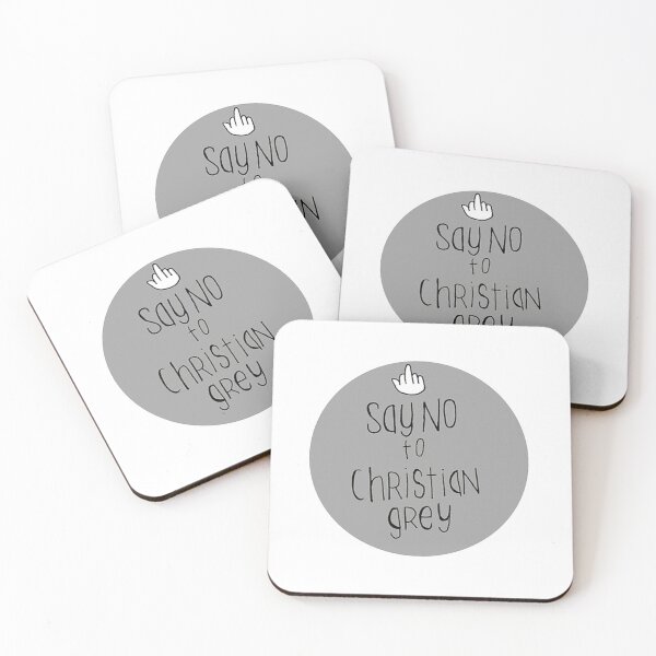 Item preview, say no to christian grey designed and sold by zarafranciszka.