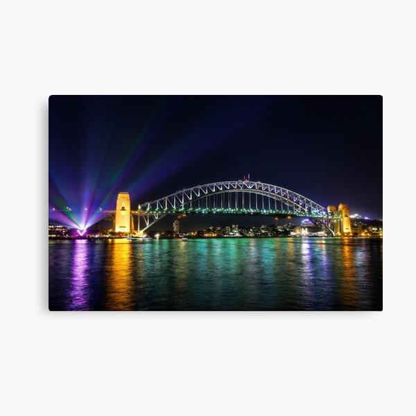 Sydney Harbour Bridge at Night Canvas Print