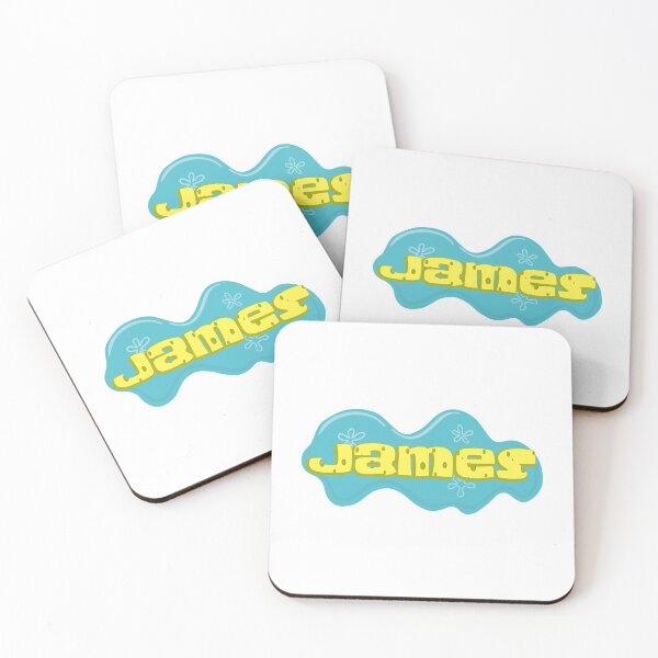 Item preview, Boy Name James in SpongeBob Cartoon Style designed and sold by Space-Bug.