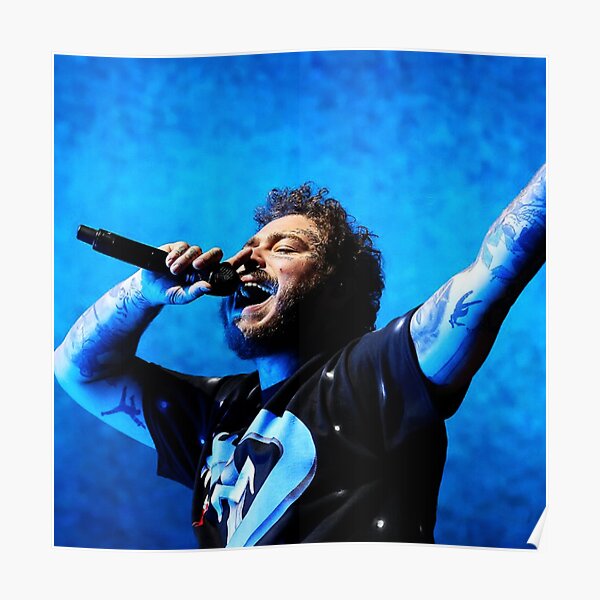 cool post blue Poster