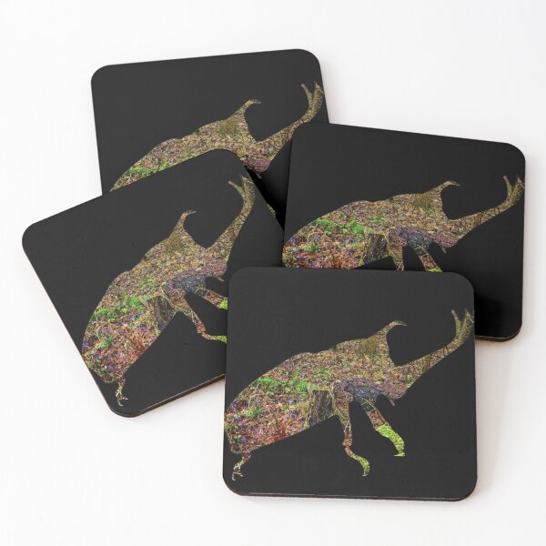 Item preview, Beetle Silhouette Forest Floor Cutout designed and sold by nickp1480.