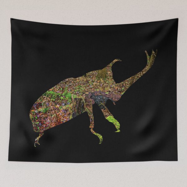 Item preview, Beetle Silhouette Forest Floor Cutout designed and sold by nickp1480.