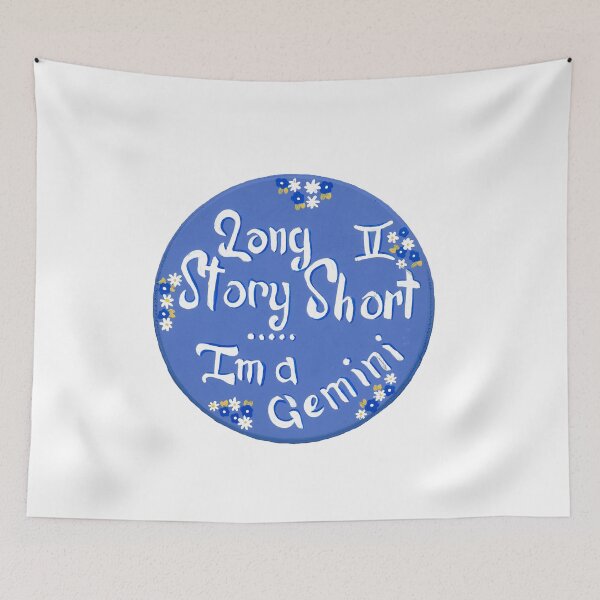 Item preview, Long Story Short, I'm A Gemini designed and sold by ArtByAlisonLove.