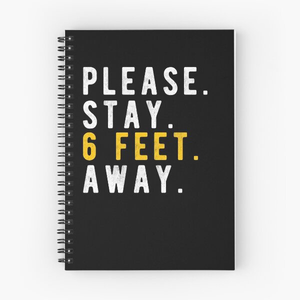Item preview, PLEASE STAY 6 FEET AWAY  designed and sold by AnimaLovers.
