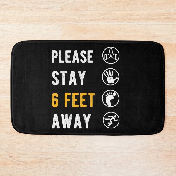 Item preview, PLEASE STAY 6 FEET AWAY  designed and sold by AnimaLovers.