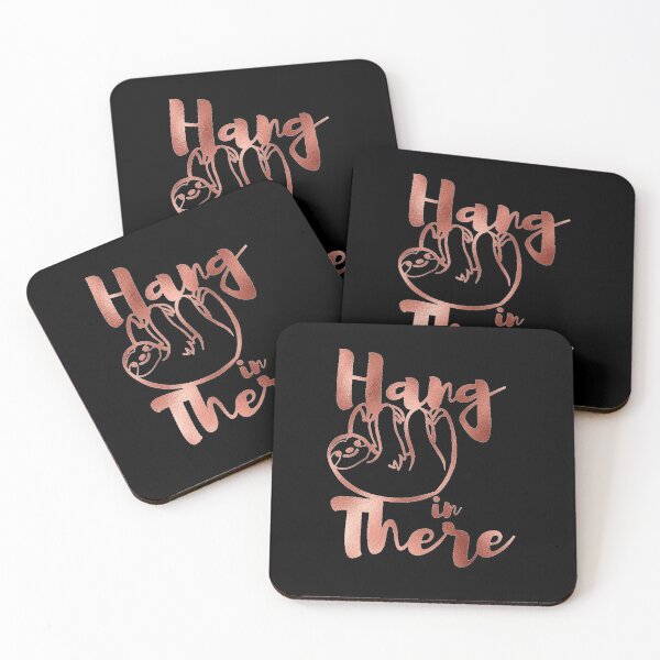 Item preview, Hang in There in Rose Gold designed and sold by Paulele.