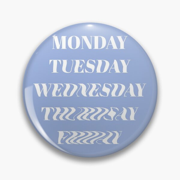 Item preview, Wavy Days of the Week designed and sold by Design Minds Boutique.