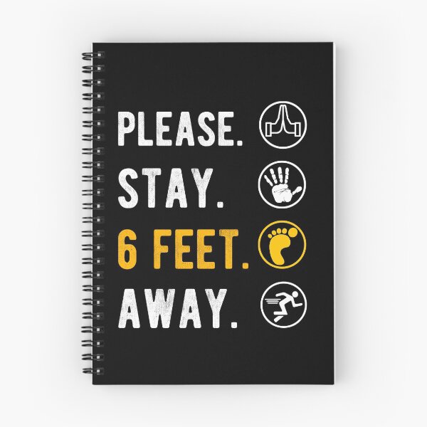 Item preview, PLEASE STAY 6 FEET AWAY  designed and sold by AnimaLovers.
