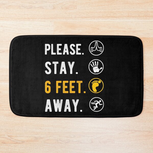 Item preview, PLEASE STAY 6 FEET AWAY  designed and sold by AnimaLovers.