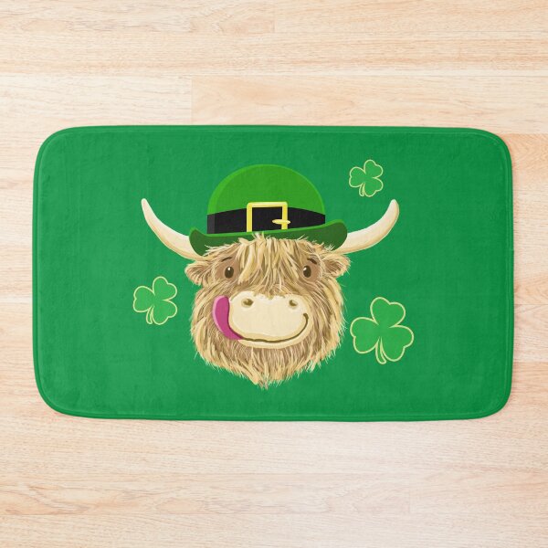Item preview, Scottish Highland Cow St Patrick's Day Hat designed and sold by brodyquixote.