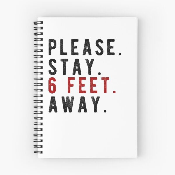 Item preview, PLEASE STAY 6 FEET AWAY designed and sold by AnimaLovers.