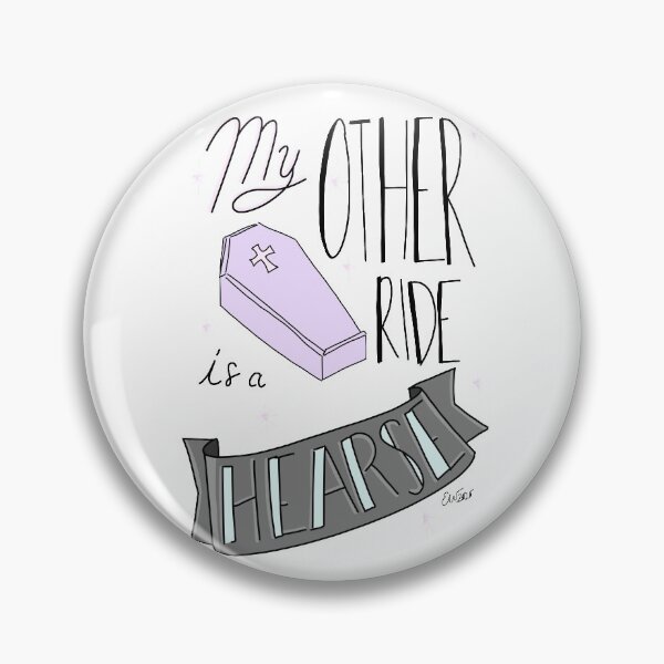 Item preview, My Other Ride is a Hearse designed and sold by Elizabeth Walker.